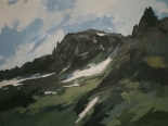 Tatry (olej na ptnie, 140x110,rok 1989)